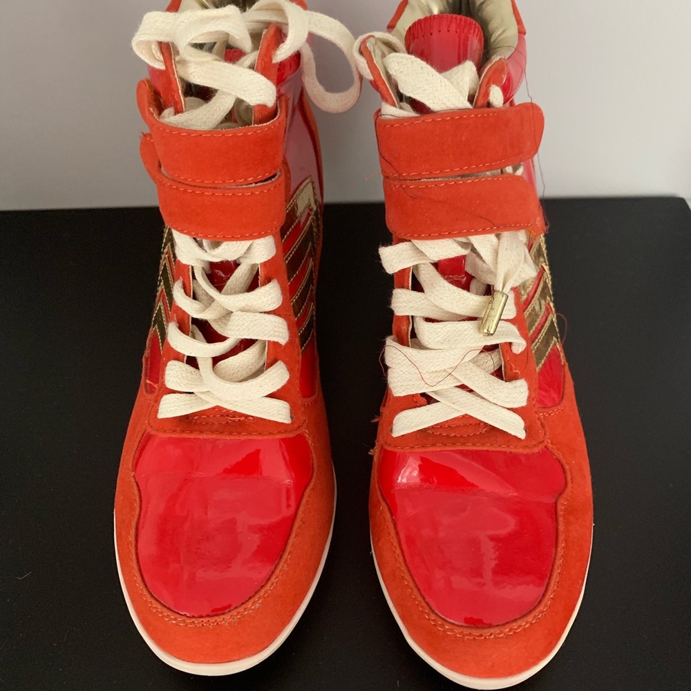 Wedge sneakers brand new never worn